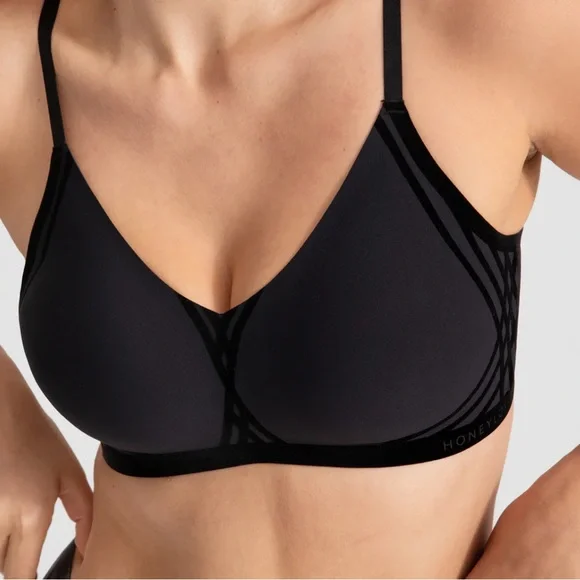 Honeylove Silhouette Black Women's Bra - Picture 1 of 3